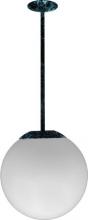 Dabmar D7501-18-LED16-VG - 16&#34; CEILING GLOBE FIX 18&#34; DROP 16W LED 120V