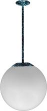 Dabmar D7502-18-VG - 18&#34; CEILING GLOBE FIX 18&#34; DROP 250W INCAND 120V