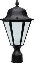 Dabmar GM132-LED16-B-FROST - DANIELLA POST TOP FIX W/ FROSTED GLASS LED 16W 120V