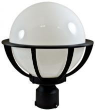 Dabmar GM260-LED9-B - CAST ALUM 10&#34; GLOBE POST TOP FIX LED 9W 85-265V