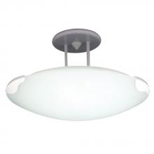 PLC Lighting 1918 BK - 1 Light Semi Flush Mount Concord Collection