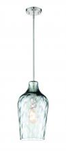 Craftmade P726BNK1 - 9&#34; 1 Light Mini Pendant in Brushed Polished Nickel