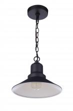 Craftmade ZA5401-MN - Singleton 1 Light 11&#34; Outdoor Pendant in Midnight