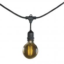 Bulbrite 810129 - STRING15/E26/BLACK-LED5G25NOS-KT