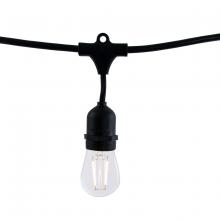 Bulbrite 810077 - STRING15/E26/BLACK-LEDS14-KT