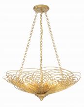 Crystorama DOR-B7706-RG - Doral 6 Light Renaissance Gold Chandelier