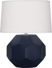 Robert Abbey MMB01 - Matte Midnight Blue Franklin Table Lamp