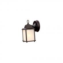 Acclaim Lighting 5001BK/FR - Builder&#39;s Choice Collection Wall-Mount 1-Light Outdoor Matte Black Light Fixture