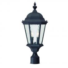 Acclaim Lighting 5517BK - Telfair Collection Post-Mount 2-Light Outdoor Matte Black Light Fixture