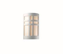 Justice Design Group CER-7295-BIS - Large Cross Window - Open Top & Bottom