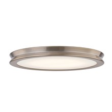 Justice Design Group FSN-4182-OPAL-BRSS - Bevel 16&#34; LED Flush-Mount