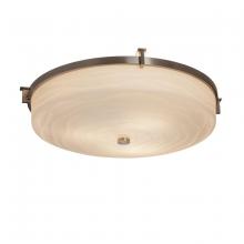 Justice Design Group PNA-8987-WAVE-NCKL - Era 21&#34; Round Flush-Mount