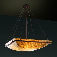 Justice Design Group ALR-9797-25-DBRZ-LED6-6000 - 48&#34; Square LED Pendant Bowl w/ Ring