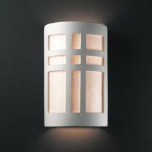 Justice Design Group CER-7295W-BIS-LED1-1000 - Large LED Cross Window - Open Top & Bottom (Outdoor)