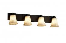 Justice Design Group CLD-8924-20-CROM - Modular 4-Light Bath Bar