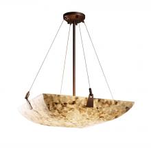 Justice Design Group ALR-9642-25-DBRZ-LED5-5000 - 24&#34; LED Pendant Bowl w/ Tapered Clips