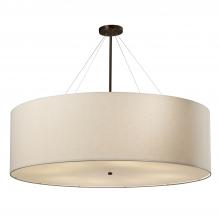 Justice Design Group FAB-9597-CREM-DBRZ - Classic 48&#34; Drum Pendant