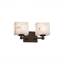 Justice Design Group FAL-8422-55-DBRZ - Tetra 2-Light Bath Bar