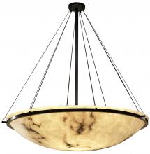 Justice Design Group FAL-9697-35-DBRZ - 48&#34; Round Pendant Bowl w/ Ring