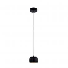 Justice Design Group NSH-8113-MBLK - Frascati LED 1-Light Mini-Pendant