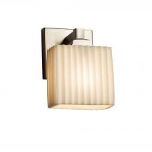 Justice Design Group PNA-8437-55-PLET-NCKL - Regency ADA 1-Light Wall Sconce