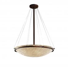 Justice Design Group PNA-9694-35-BMBO-DBRZ - 36&#34; Round Pendant Bowl w/ Ring