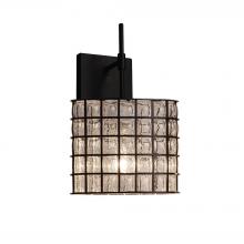 Justice Design Group WGL-8417-30-GRCB-MBLK - Union ADA 1-Light Wall Sconce