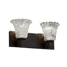 Justice Design Group GLA-8922-20-LACE-ABRS - Modular 2-Light Bath Bar