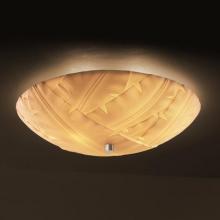 Justice Design Group PNA-9672-35-BANL-NCKL-LED5-5000 - 24&#34; Semi-Flush Bowl w/ LED Lamping