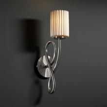 Justice Design Group POR-8911-10-PLET-NCKL-LED1-700 - Capellini 1-Light LED Wall Sconce