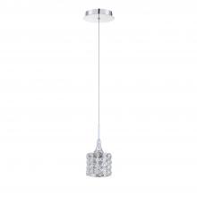 Kendal PF61-1LPE-CH - LUSTRA series 1-Light Chrome Pendant