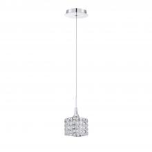 Kendal PF62-1LPE-CH - SHIMERA series 1-Light Chrome Pendant