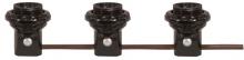 Satco Products Inc. 80/1474 - 3-Light Phenolic Threaded Candelabra Harness Set; 1-1/4&#34; With Shoulder and Phenolic Ring; 6&#34;