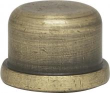 Satco Products Inc. 80/1518 - 1/2&#34; Finial; Zinc Die Cast 1/4-27; Antique Brass Finish