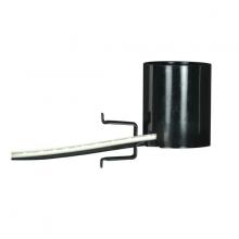 Satco Products Inc. 80/1642 - Snap-In Double Spring Clip; 12&#34; B/W Leads 150C; 1-1/2&#34; Height; 1-1/4&#34; Diameter; Bracket