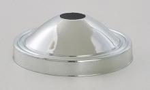 Satco Products Inc. 90/050 - Plain Deep Fixture; Canopy Only; Chrome Finish; 5&#34; Diameter; 11/16&#34; Center Hole; 1-3/4&#34;