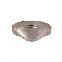 Satco Products Inc. 90/061 - Plain Deep Fixture; Canopy Only; Chrome Finish; 5&#34; Diameter; 7/16&#34; Center Hole; 1-3/4&#34;