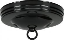 Satco Products Inc. 90/065 - Standard Canopy Kit; Black Finish; 5&#34; Diameter; 7/16&#34; Center Hole; 2-8/32 Bar Holes;