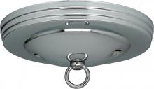 Satco Products Inc. 90/068 - Standard Canopy Kit; Chrome Finish; 5&#34; Diameter; 7/16&#34; Center Hole; 2-8/32 Bar Holes;