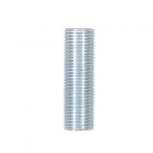 Satco Products Inc. 90/1028 - 1/8 IP Steel Nipple; Zinc Plated; 3/8&#34; Length; 3/8&#34; Wide