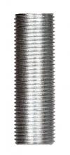 Satco Products Inc. 90/1062 - 3/8 IP Steel Nipple; Zinc Plated; 2&#34; Length; 5/8&#34; Wide