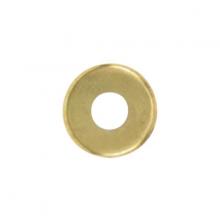 Satco Products Inc. 90/1090 - Turned Brass Check Ring; 1/8 IP Slip; Burnished And Lacquered; 1&#34; Diameter