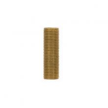 Satco Products Inc. 90/1185 - 1/8 IP Solid Brass Nipple; Unfinished; 1&#34; Length; 3/8&#34; Wide