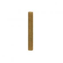 Satco Products Inc. 90/1192 - 1/8 IP Solid Brass Nipple; Unfinished; 3&#34; Length; 3/8&#34; Wide