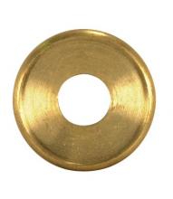 Satco Products Inc. 90/1597 - Turned Brass Check Ring; 1/8 IP Slip; Unfinished; 1&#34; Diameter