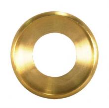 Satco Products Inc. 90/1612 - Turned Brass Check Ring; 1/4 IP Slip; Unfinished; 1&#34; Diameter