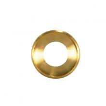 Satco Products Inc. 90/1613 - Turned Brass Check Ring; 1/4 IP Slip; Unfinished; 1-1/8&#34; Diameter