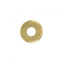 Satco Products Inc. 90/1641 - Steel Check Ring; Straight Edge; 1/8 IP Slip; Brass Plated Finish; 3-1/4&#34; Diameter