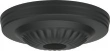 Satco Products Inc. 90/1686 - Ribbed Canopy; Canopy Only; Black Finish; 5&#34; Diameter; 1-1/16&#34; Center Hole