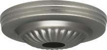 Satco Products Inc. 90/1845 - Ribbed Canopy; Canopy Only; Brushed Pewter Finish; 5&#34; Diameter; 1-1/16&#34; Center Hole